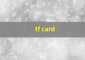 tf card